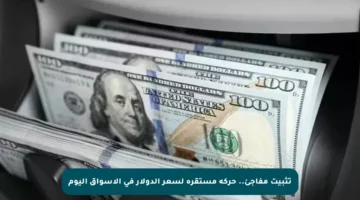 تثبيت مفاجئ.. حركة مستقرة لسعر الدولار في الأسواق اليوم